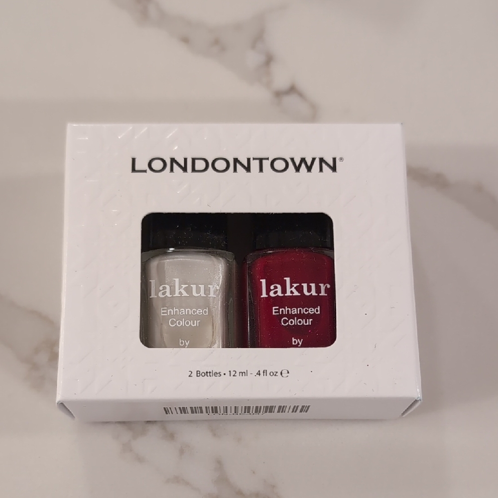 Londontown Lakur Nail Color - Frosted Berries Duo